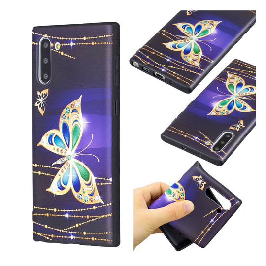 Imagine Samsung Galax Note 10 kuoret - Värjätty Perhonen
