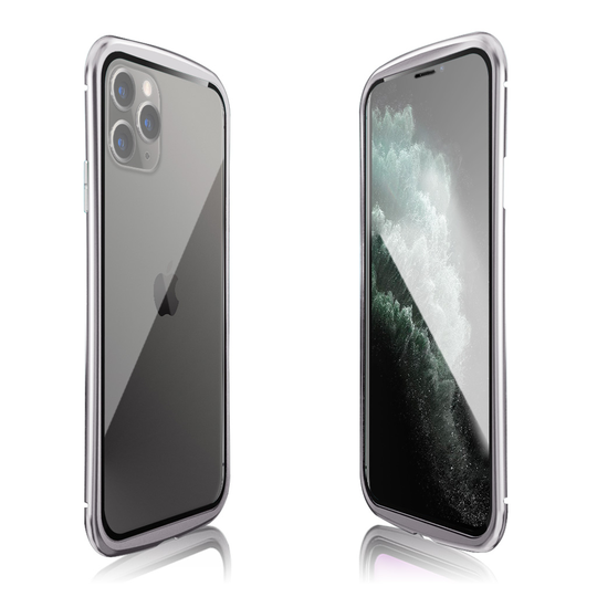 Luphie Wasp iPhone 11 Pro Max Alu-Bumper + Glass - Silver