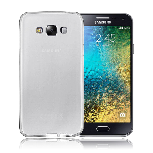 Samsung Galaxy E5 Transparent Cover (Flexible)