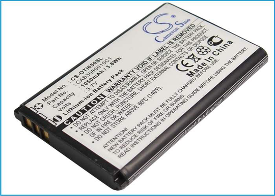 Alcatel OT-I650 akku 1050mAh/3.88Wh