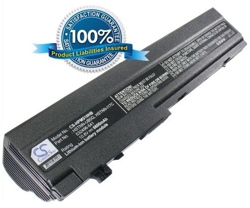 HP Mini 5101 5102 akku 6600 mAh Musta