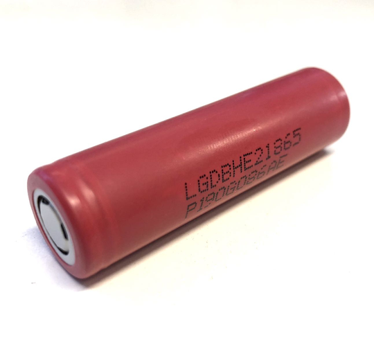 LG INR 18650 HE2 Li-ion akku 2500 mAh Ilman suojapiiriä