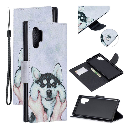 Wonderland Samsung Galaxy Note 10 Pro flip kotelot - Koira