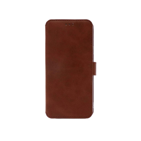NovaNL Bookcase Volume 1.0 suojakotelo Samsung Galaxy S9 Plus - ruskea