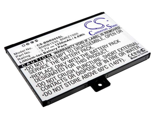 Barnes & Noble 005 BNRV100 BNRZ100 akku 1250mAh