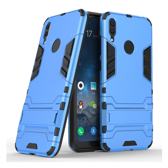 Huawei Y7 2019 hybrid suojakotelo - Vaaleansininen