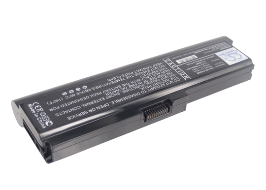 Toshiba Satellite L700 akku 6600 mAh - Musta