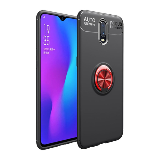 Ringo OnePlus 7 kuoret - Musta / Punainen