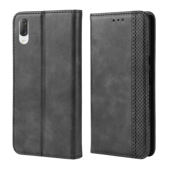 Sony Xperia L3 vintage leather case - Black