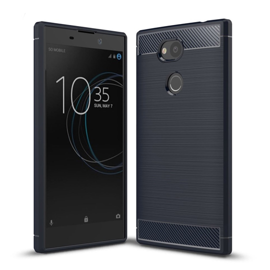 Sony Xperia L2 tyylikäs suojakuori - Tummansininen