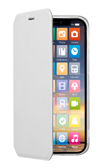 SCREENOR CLEVER IPHONE 12 MINI VALKOINEN