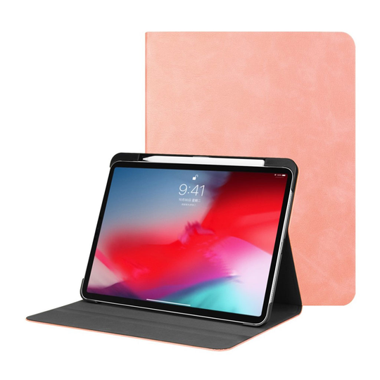 iPad Pro 11 inch (2018) silkin pehmeä synteetti nahkainen suojakotelo - Pinkki