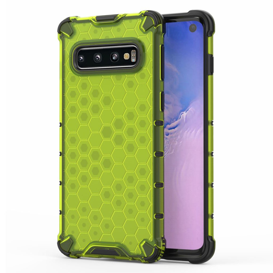 Bofink Honeycomb Samsung Galaxy S10 kuoret - Vihreä
