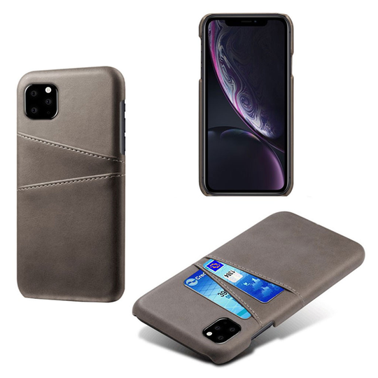 Dual Card iPhone 11 kuoret - Harmaa