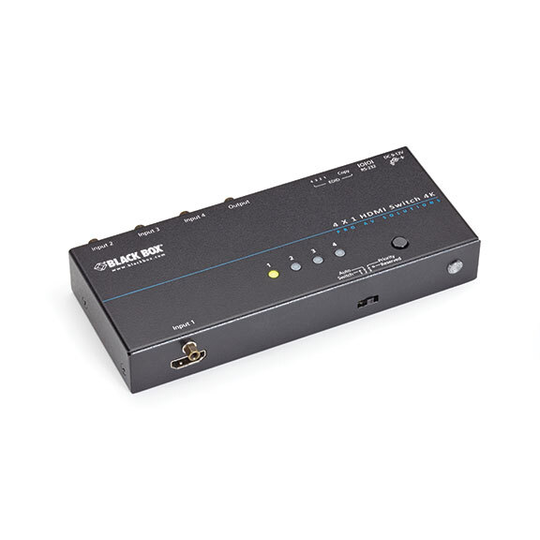 BLACK BOX 4K HDMI SWITCH - 4X1