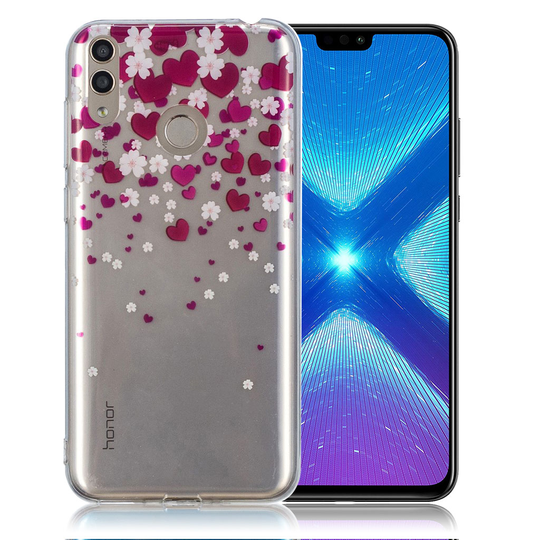 Deco Honor 8X kuoret - Sydämet ja Kukat