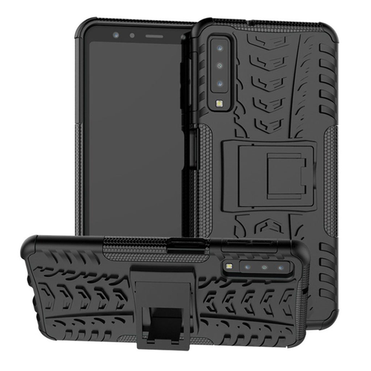 Offroad Samsung Galaxy A7 (2018) kuoret - Kaikki mustaa