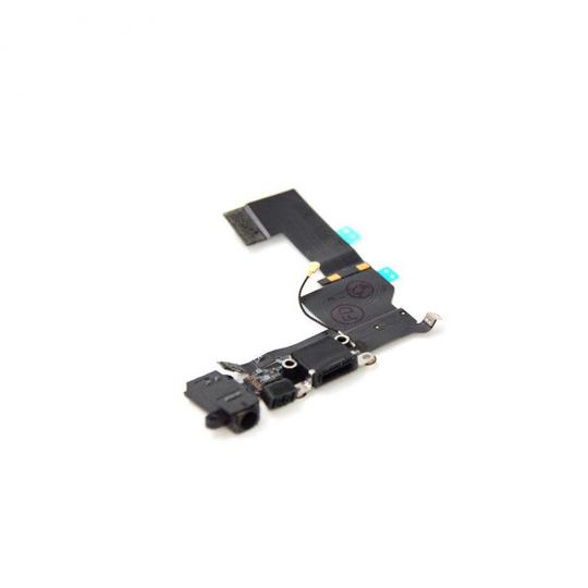 iPhone 5S Latausportti / Kuulokeportti / Mikrofoni - Musta