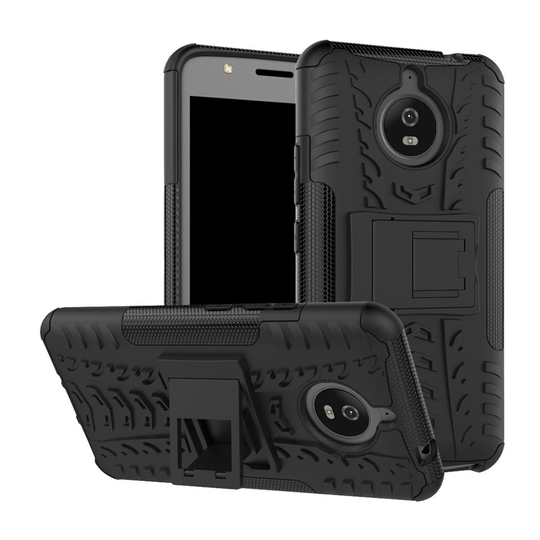 Motorola Moto E4 Plus moderni suojakuori - Musta