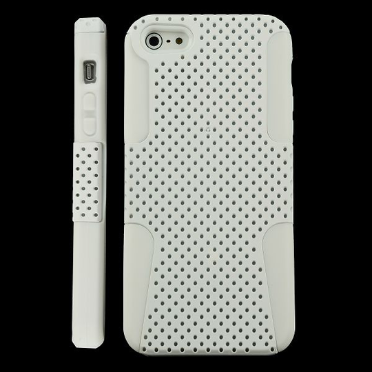 Neutronic (Valkoinen) iPhone 5 Silikonikuori