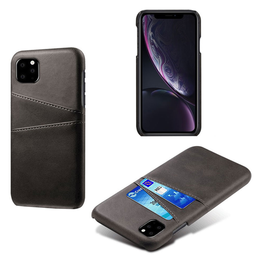 Dual Card iPhone 11 kuoret - Musta