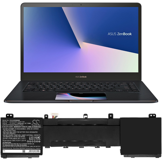 ASUS Zenbook Pro 15 yhteensopiva akku - 4400mAh