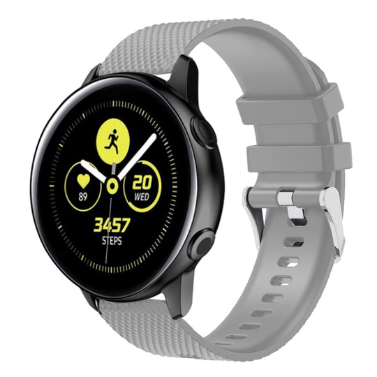 Samsung Galaxy Watch Active silicone watch band - Grey