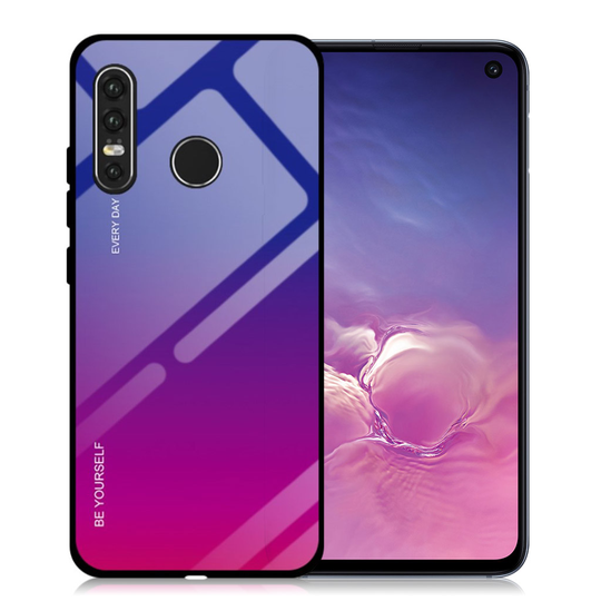 Huawei P30 Lite gradient suojakotelo - Sininen / Violetti