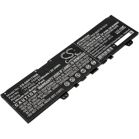 DELL Inspiron 13 7000 Inspiron 13-7370 akku 3100 mAh
