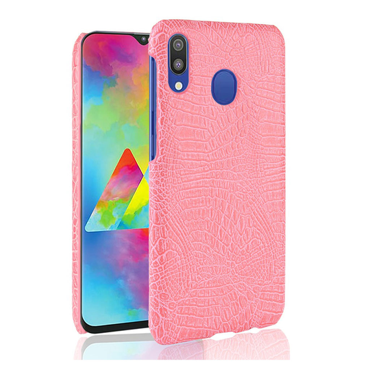 Samsung Galaxy A40 crocodile coated case - Pink