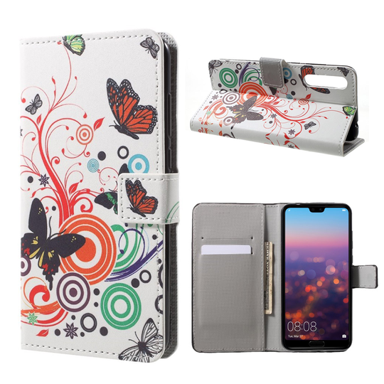 Huawei P20 persoonallinen suojakotelo - Perhoset