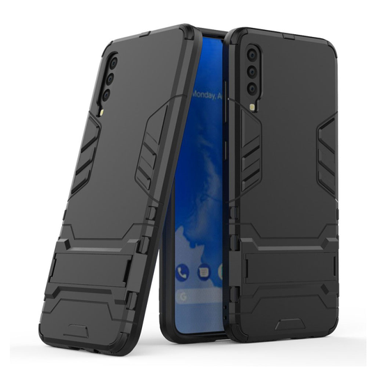 Samsung Galaxy A70 cool guard hybrid case - All Black