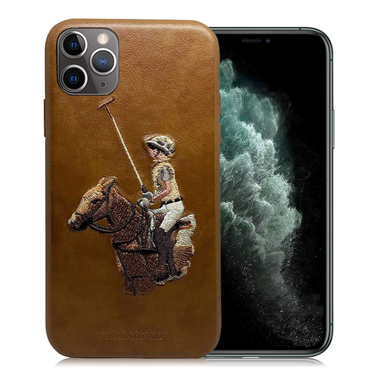 Jockey - Santa Barbara Polo & Racquet Club - iPhone 11 Pro Max - Brown