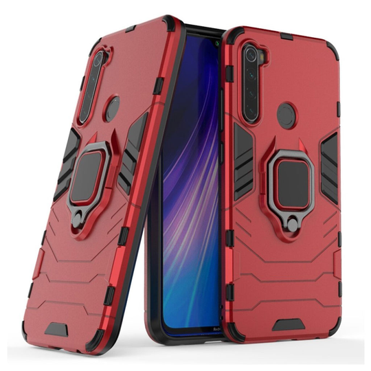 Ring Guard Xiaomi Redmi Note 8 kuoret - Punainen