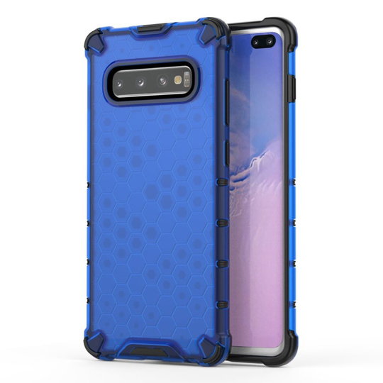 Bofink Honeycomb Samsung Galaxy S10 Plus kuoret - Sininen
