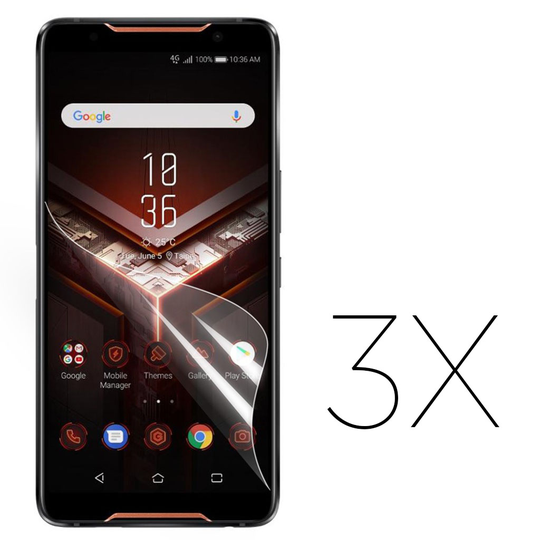 UltraClear LCD Näytönsuoja Asus ROG Phone - 3-Pack