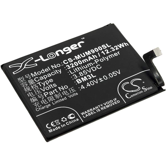 Xiaomi M1902F1A M1902F1G M1902F1T akku 3200mAh