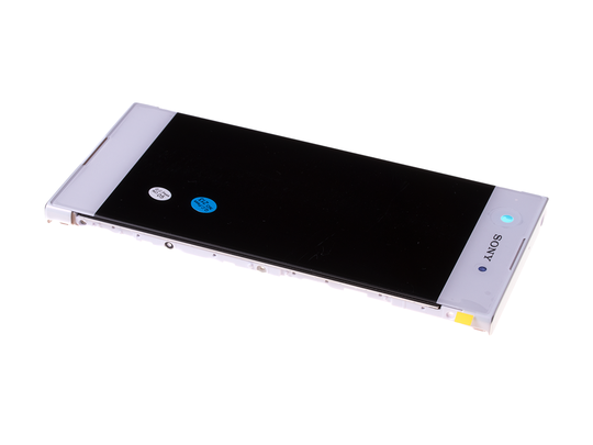 Kosketuspaneeli ja LCD Sony G3121 G3123 G3125 Xperia XA1 / G3112 G3116 XPERIA XA1 Dual - Valkoinen