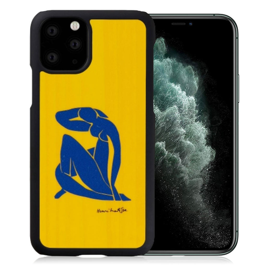 Man&Wood premium case for iPhone 11 Pro Max - Nu bleu