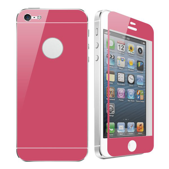 ColorSkin iPhone 5 / 5S Värilliset Suojakalvot (Punainen)