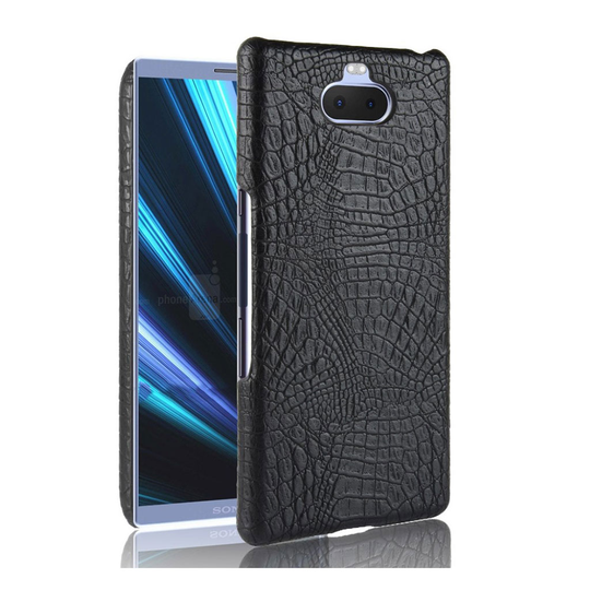 Sony Xperia 10 crocodile case - Black