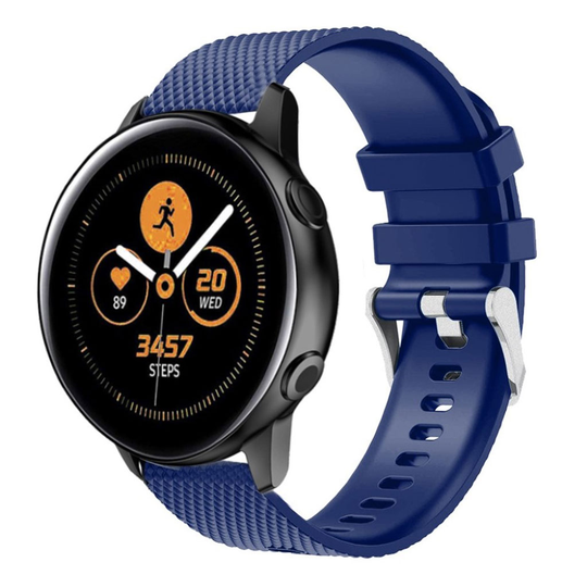 Samsung Galaxy Watch Active silicone watch band - Dark Blue