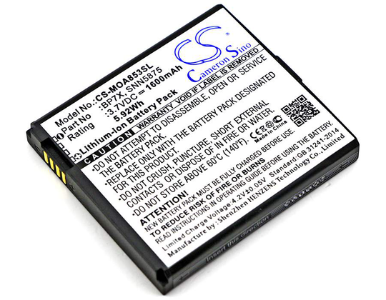 Cameron Sino tarvikeakku Motorola BP7X akku 1600 mAh