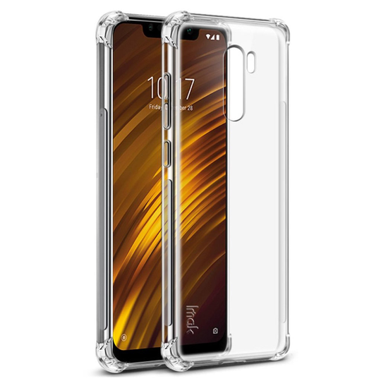 IMAK Xiaomi Pocophone F1 suojakotelo - Läpinäkyvä