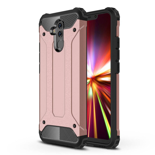 Huawei Mate 20 Lite Sporttinen hybriidi muovinen takasuoja kuori - Ruusu Kulta