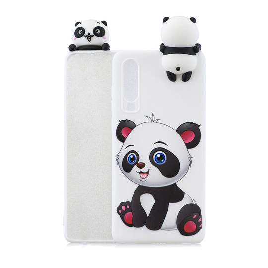 Huawei P30 3D Suloinen nukke kuosi suojakotelo - Suloinen Panda