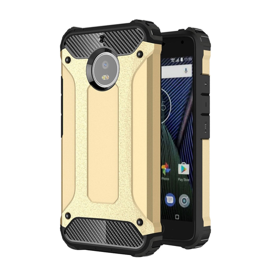 Motorola Moto G5S kestävä suojakuori - Kulta