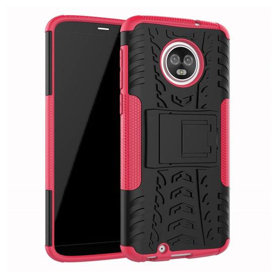Motorola Moto G6 tyre pattern case - Rose