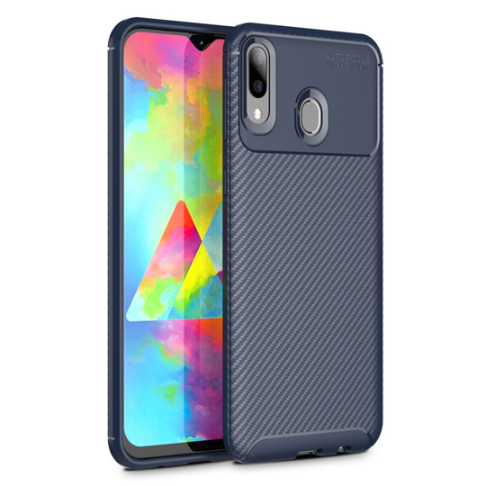 Carbon Shield Samsung Galaxy M20 kuoret - Sininen