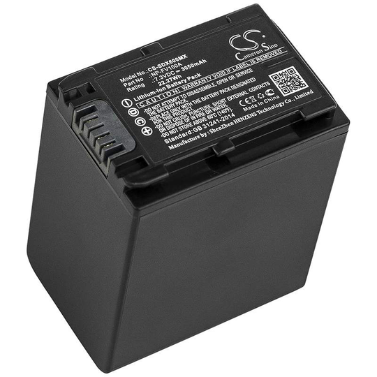 Sony FDR-AX33 FDR-AX40 FDR-AX45 akku 3050mAh